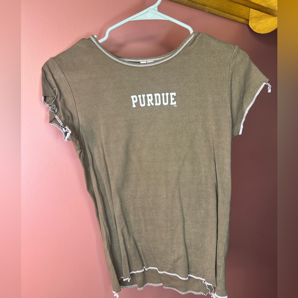Vintage/Y2k Purdue baby tee
